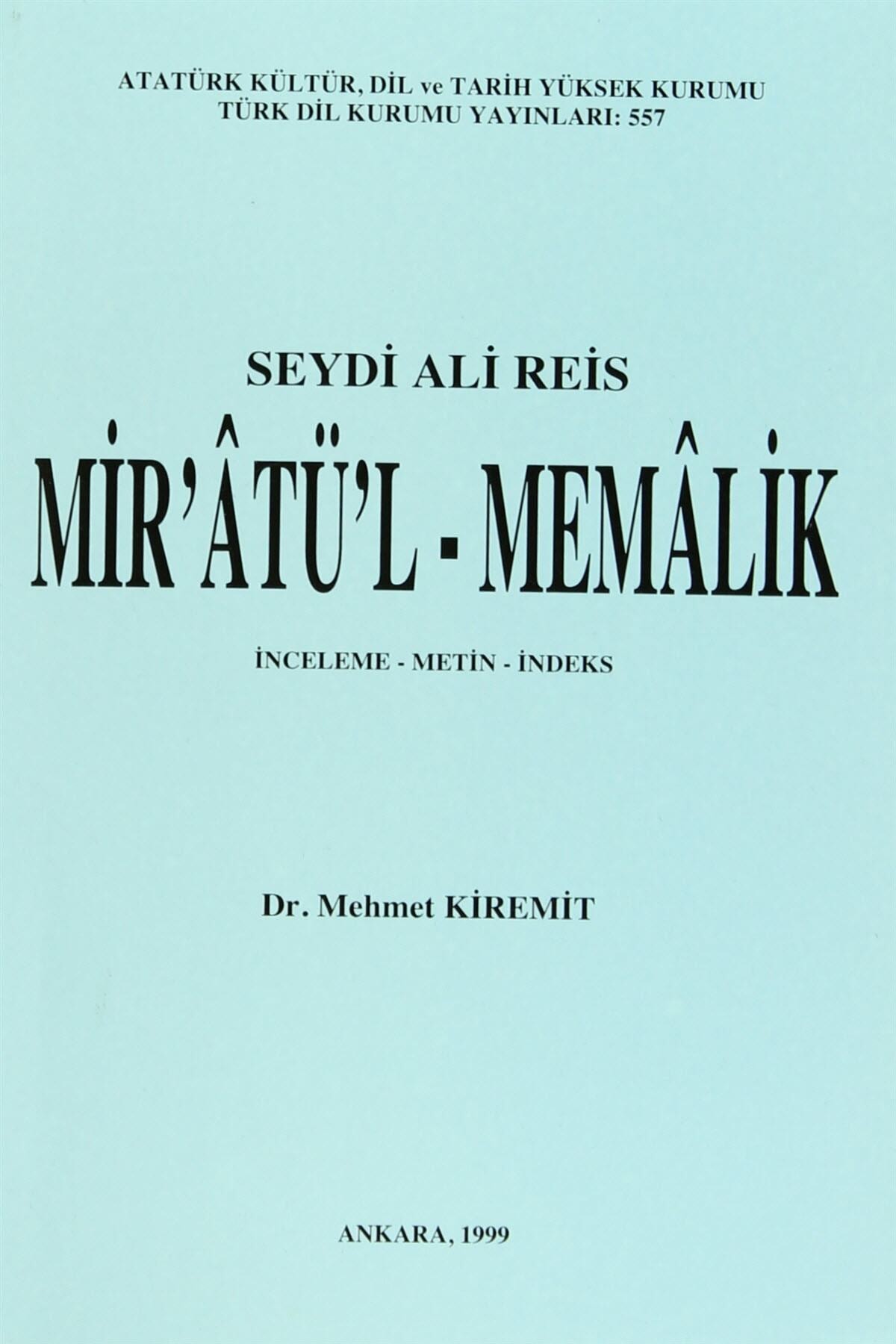 Seydi Ali Reis: Mir'atü'l-Memalik