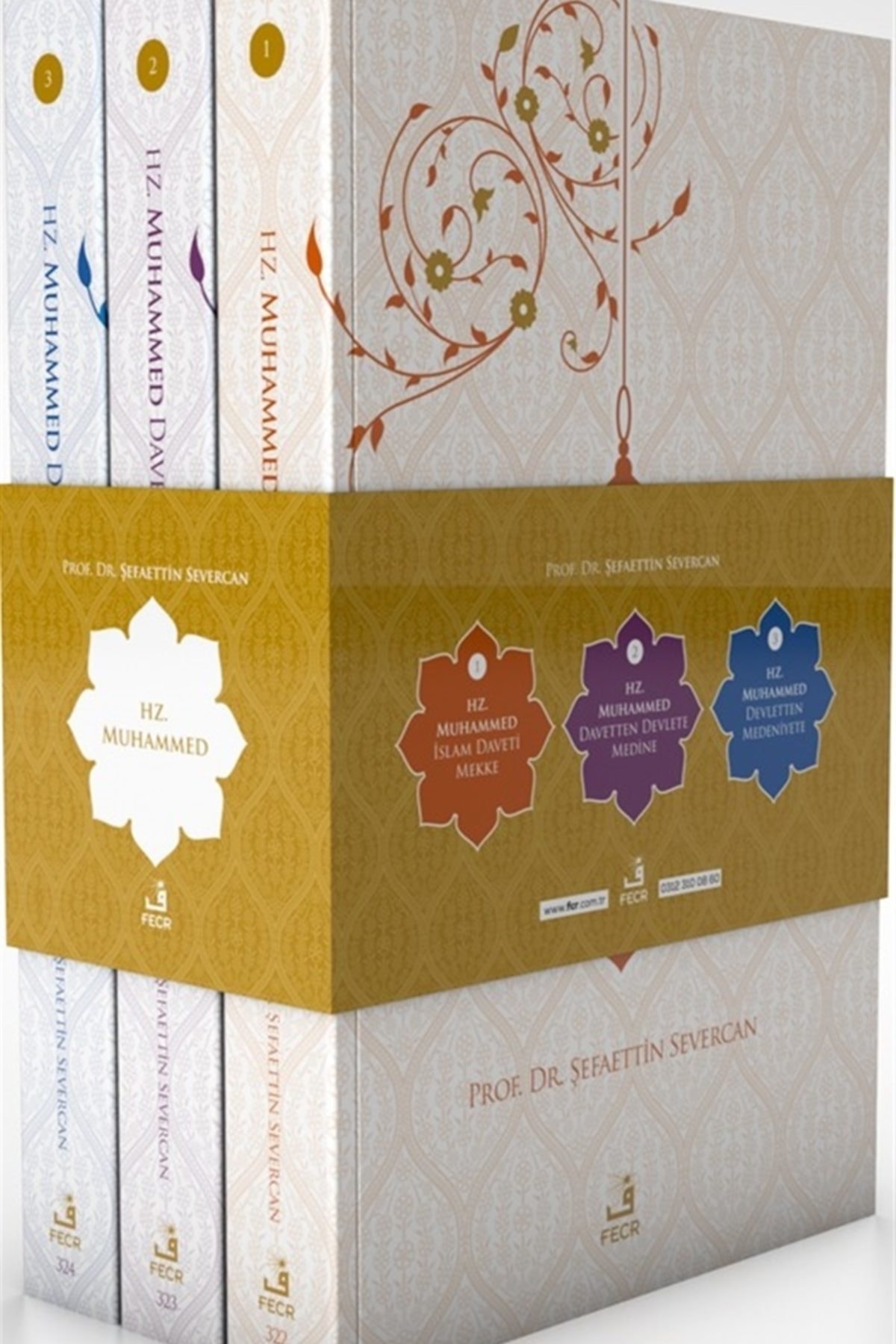 Hz. Muhammed (3 Cilt) Ciltli - Özel Kutulu / Şefaettin Severcan /