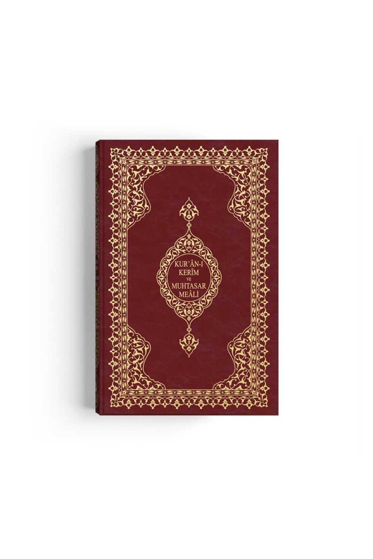 Orta Boy Muhtasar Mealli Kur'an (Bordo, Mühürlü)