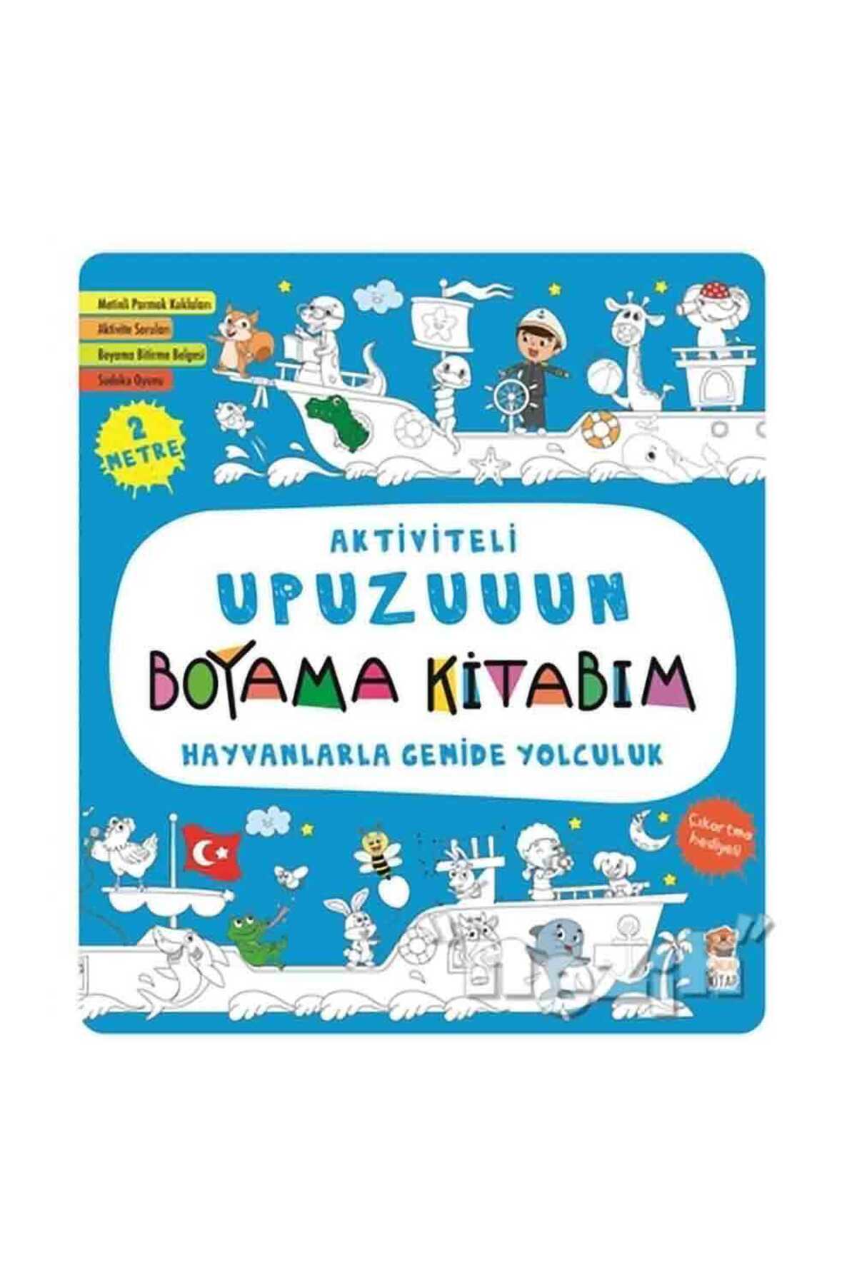 Hayvanlarla Gemide Yolculuk - Aktiviteli Upuzuuun Boyama Kitabım