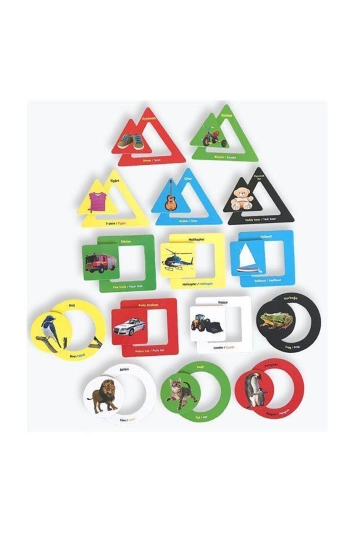 Bebeğim Öğreniyor - Tak Çıkar Kartlarım Renkler Şekiller (12 - 24 Ay)