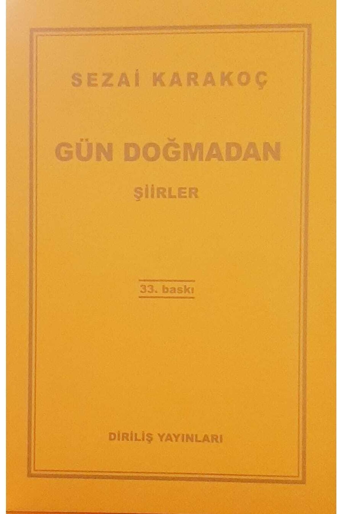 Gün Doğmadan