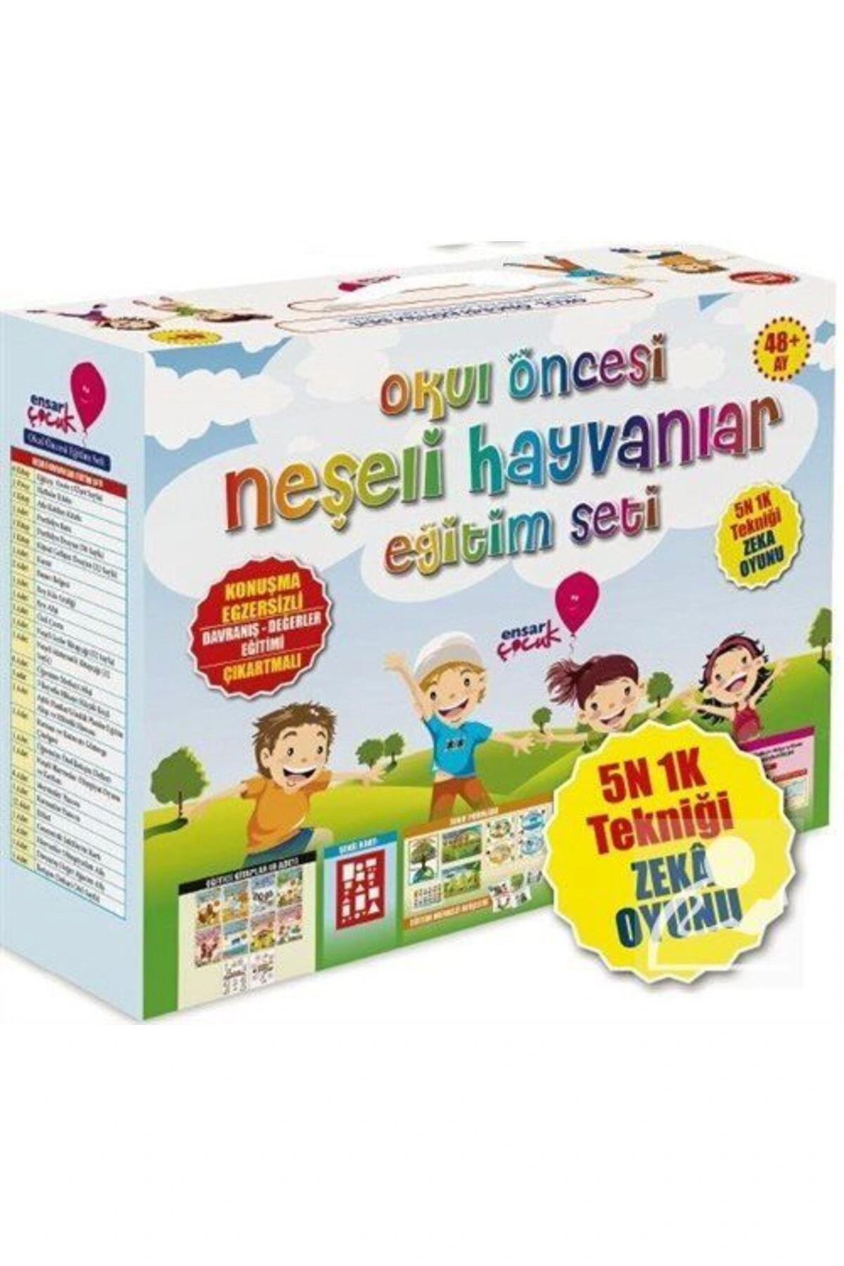 Okul Öncesi Neşeli Hayvanlar Eğitim Seti