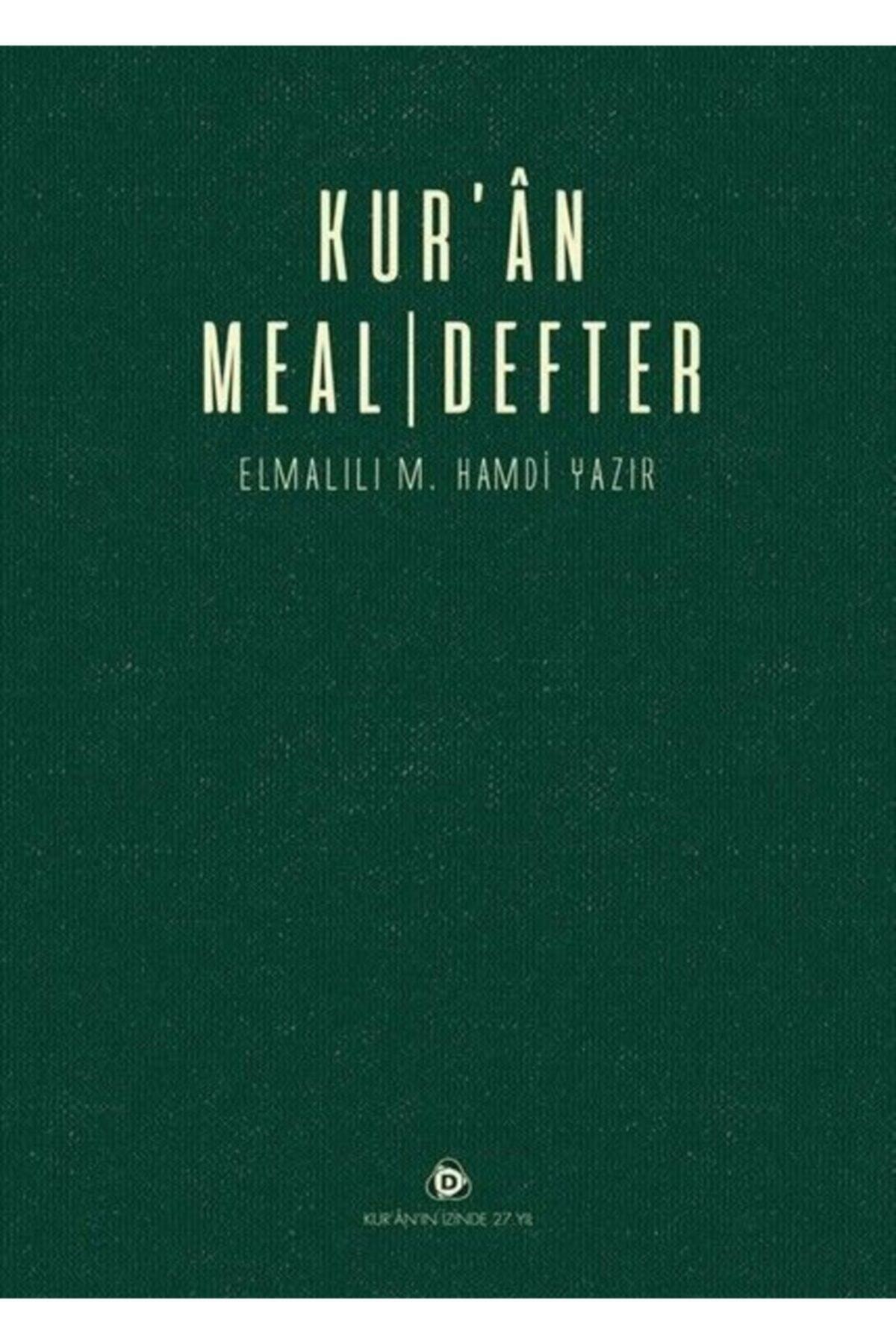 Kuran Meal Defter Elmalılı Muhammed Hamdi Yazır