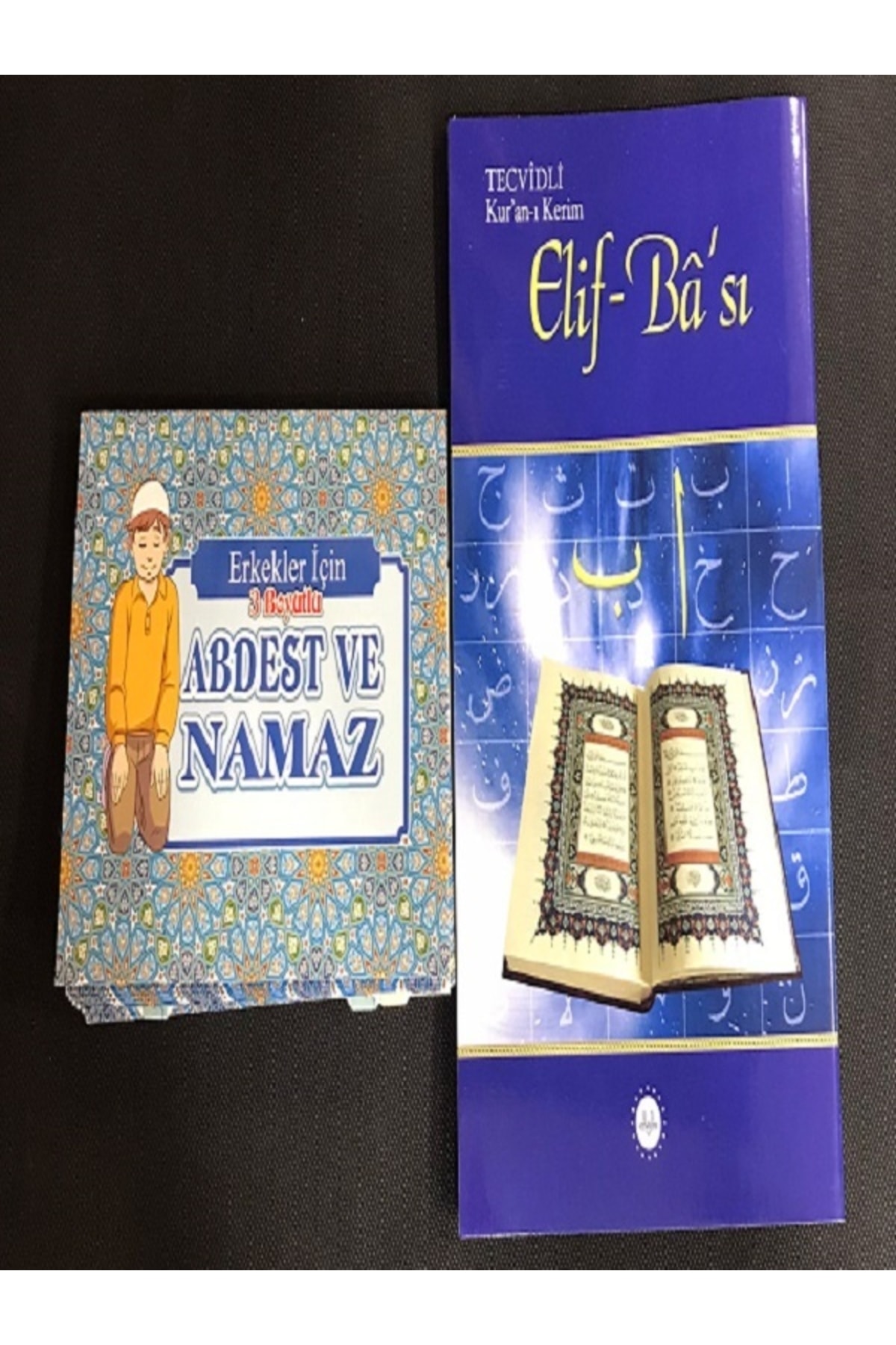 Tecvidli Kuran Elifba + 3 Boyutlu Erkek Namaz Hocası