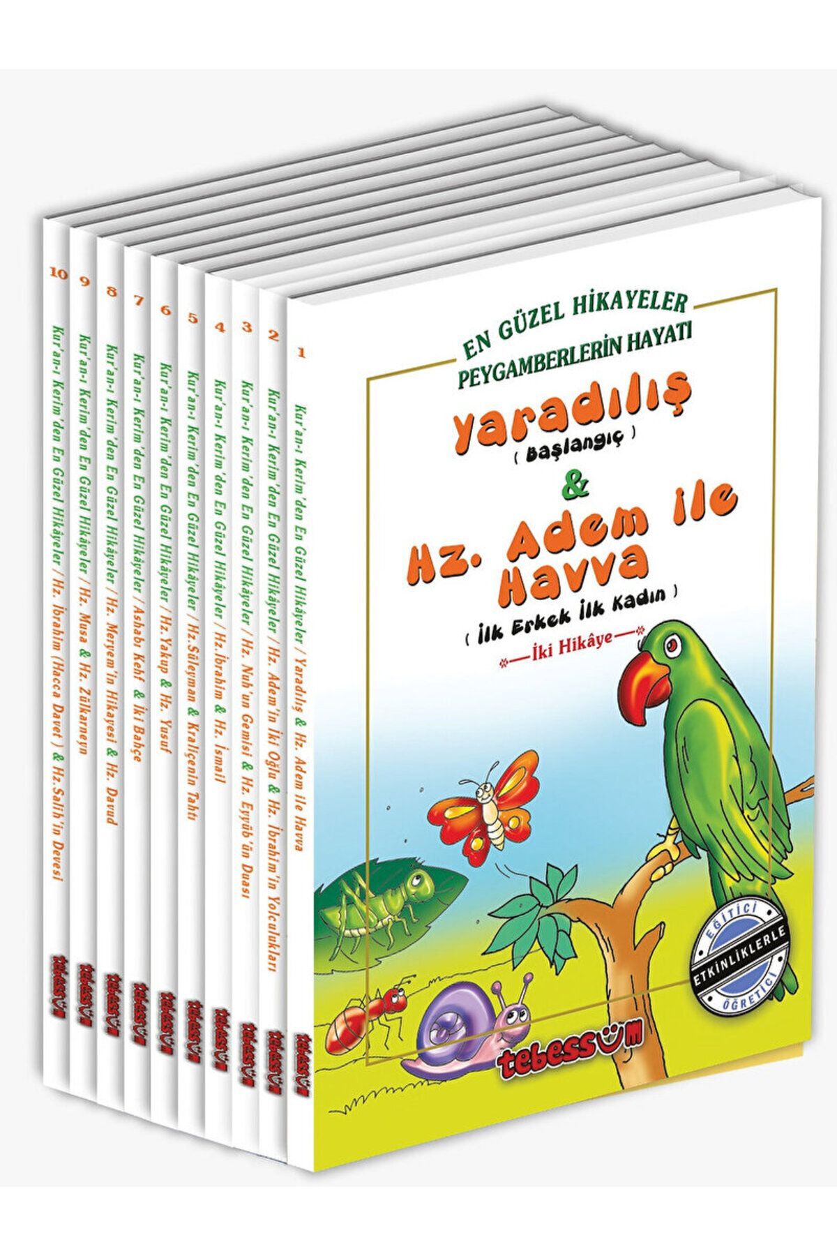 En Güzel Hikayeler Peygamberlerin Hayatı (10 Kitap) / Tebessüm Yayınları / 9789754506976
