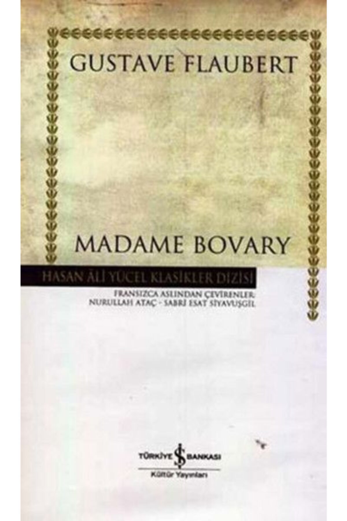 Madame Bovary - Hasan Ali Yücel Klasikleri