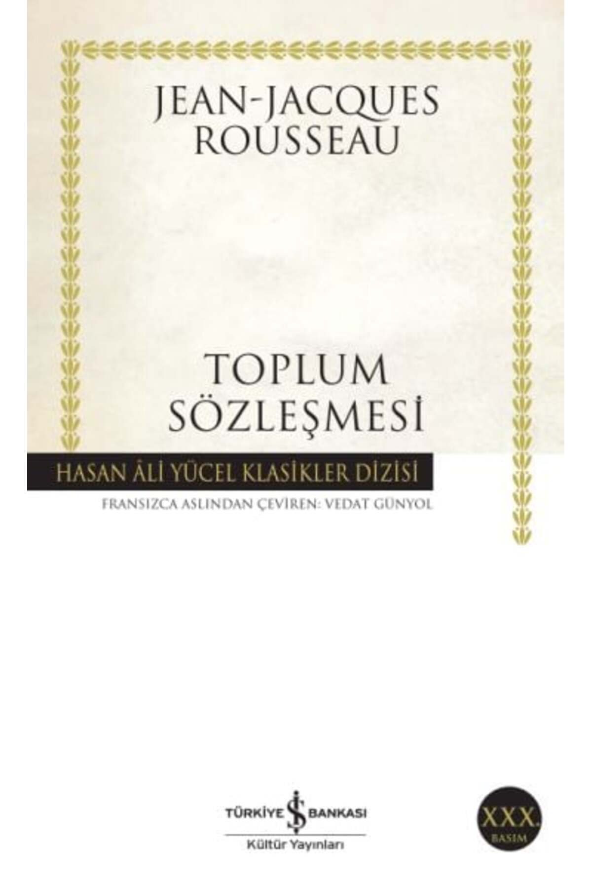 Toplum Sözleşmesi Hasan Ali Yücel Klasikleri