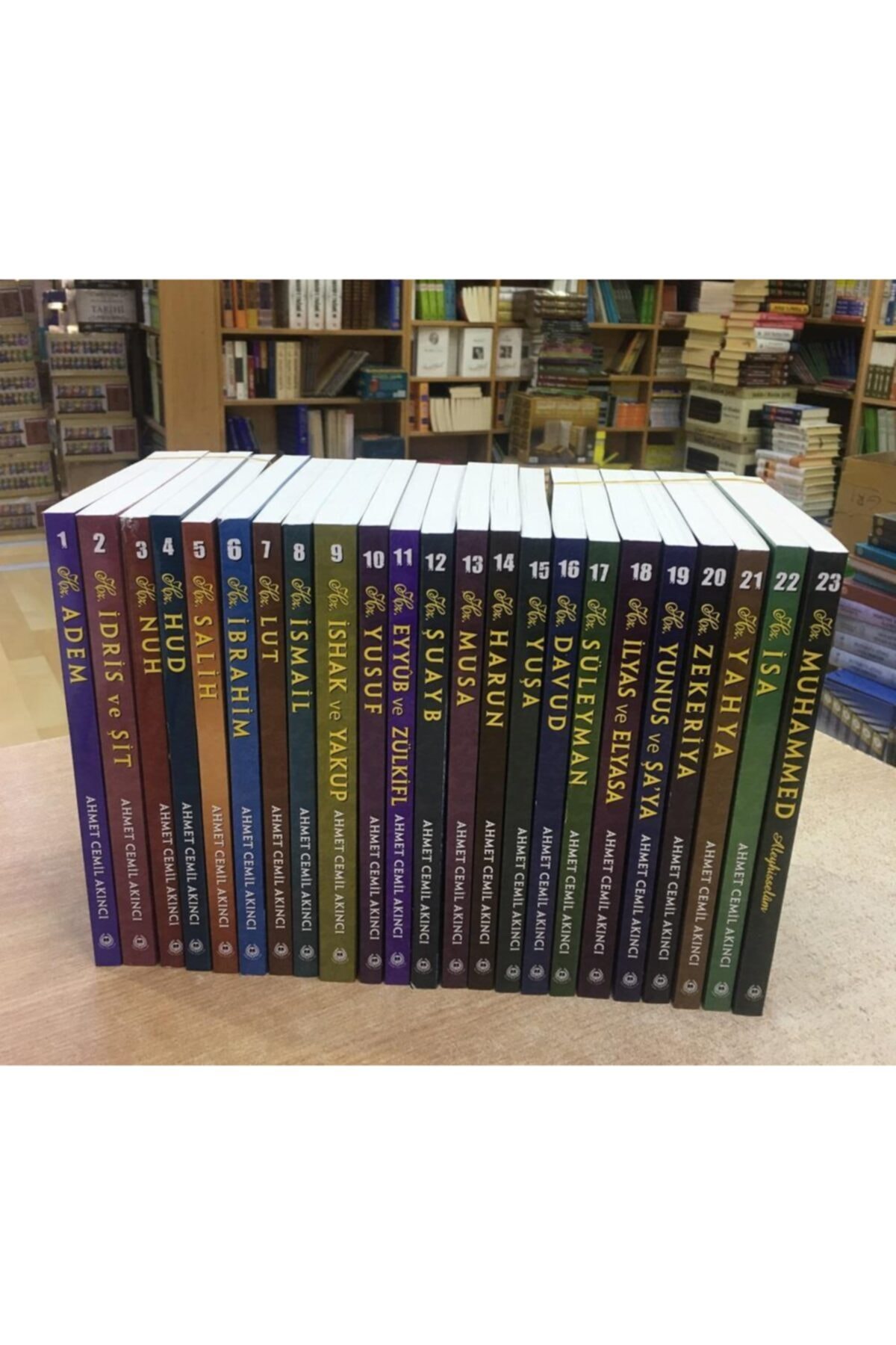 Peygamberler Tarihi, Ahmet Cemil Akıncı, 23 Kitap, 14x20 Cm. Ebat, Karton Kapaklı, Bahar Yay