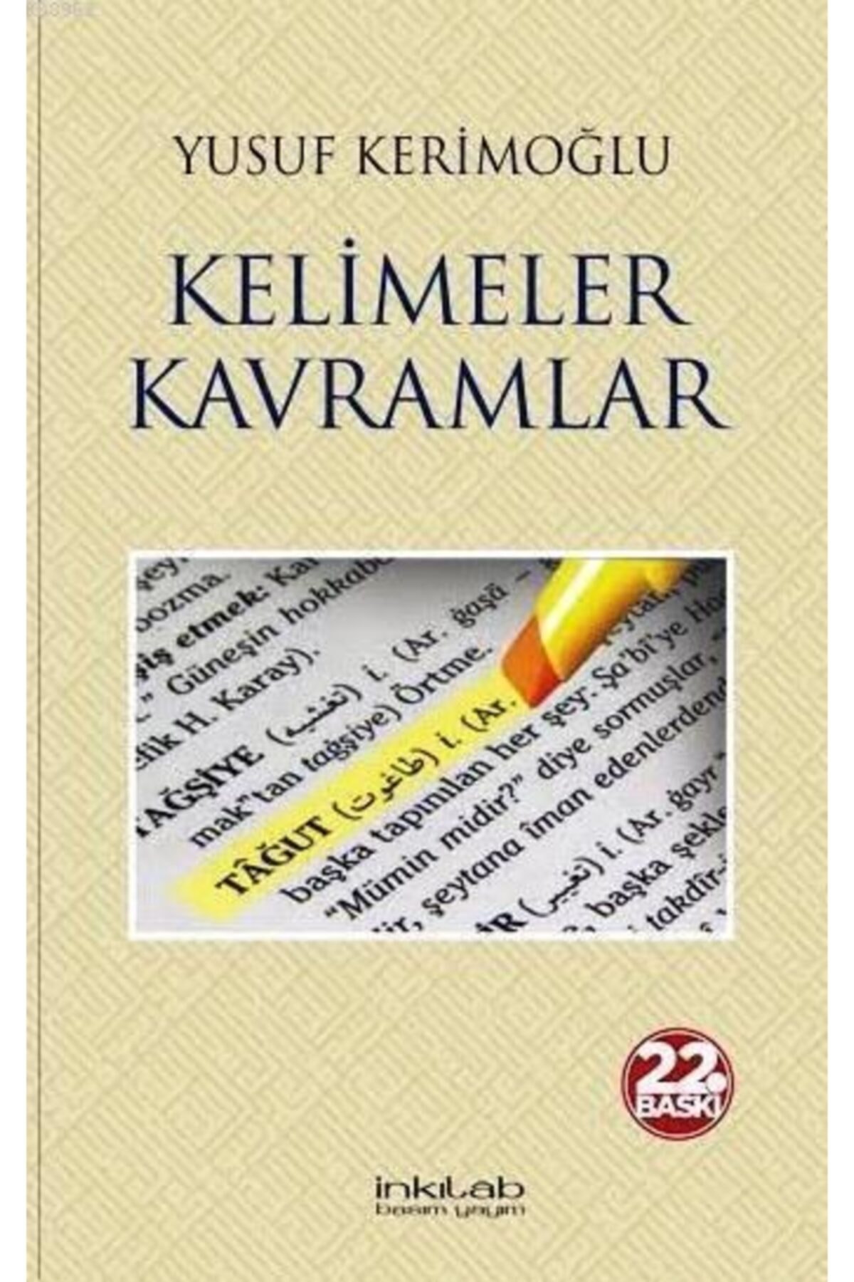 Kelimeler Kavramlar (ciltli)/inkılâb Yayınları/yusuf Kerimoğlu
