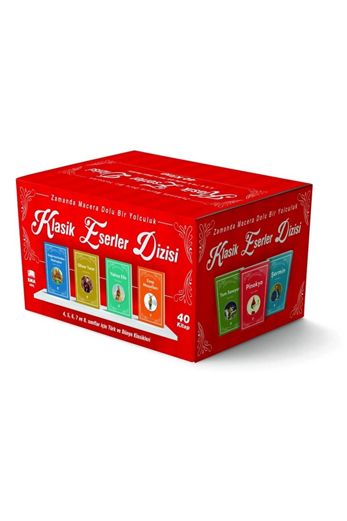 100 Temel Eser Seti - 4.5.6.7 ve 8. Sınıf / Kolektif / Ema Genç / 9786059657723