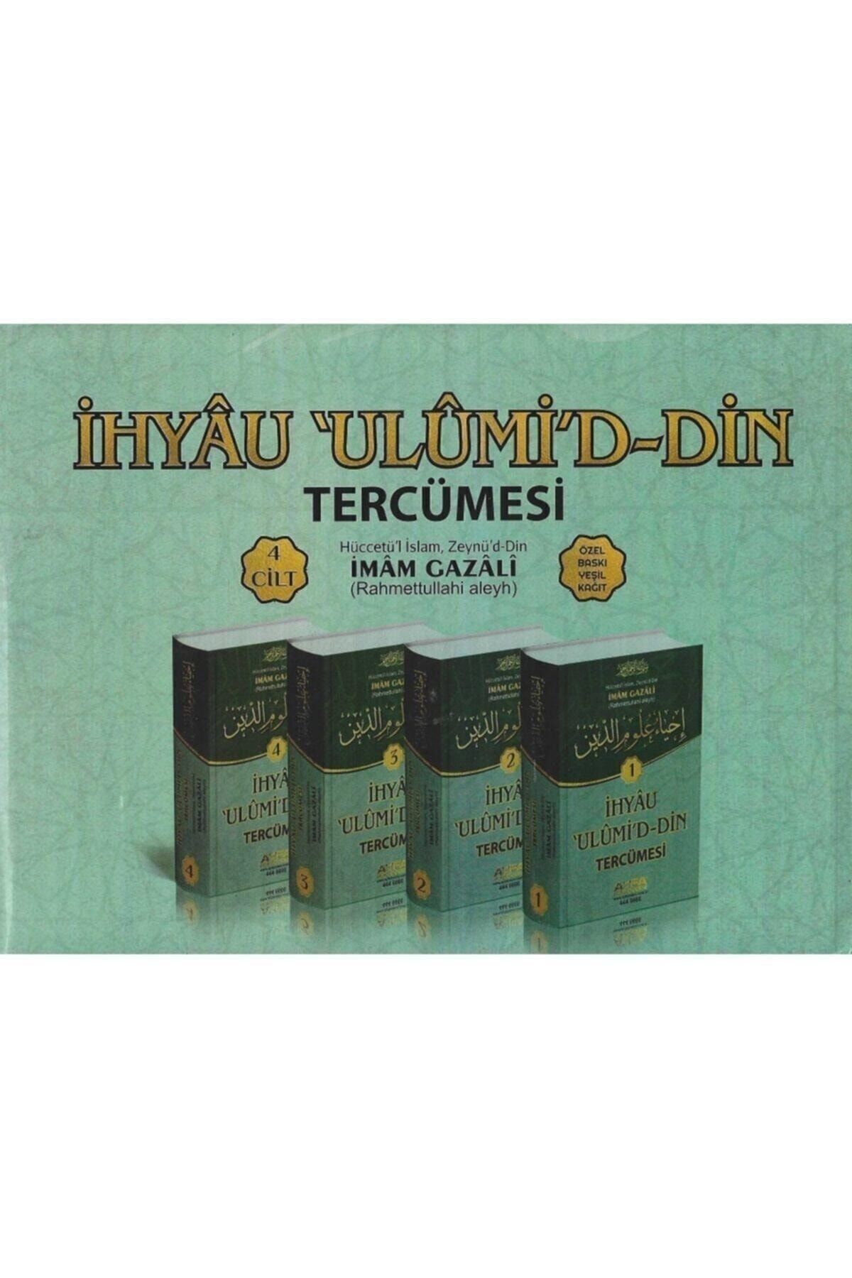 Vatan Kitabevi Ihyau Ulumiddin Imam Gazali 4 Cilt Takım Özel Baskı Yeşil Renk