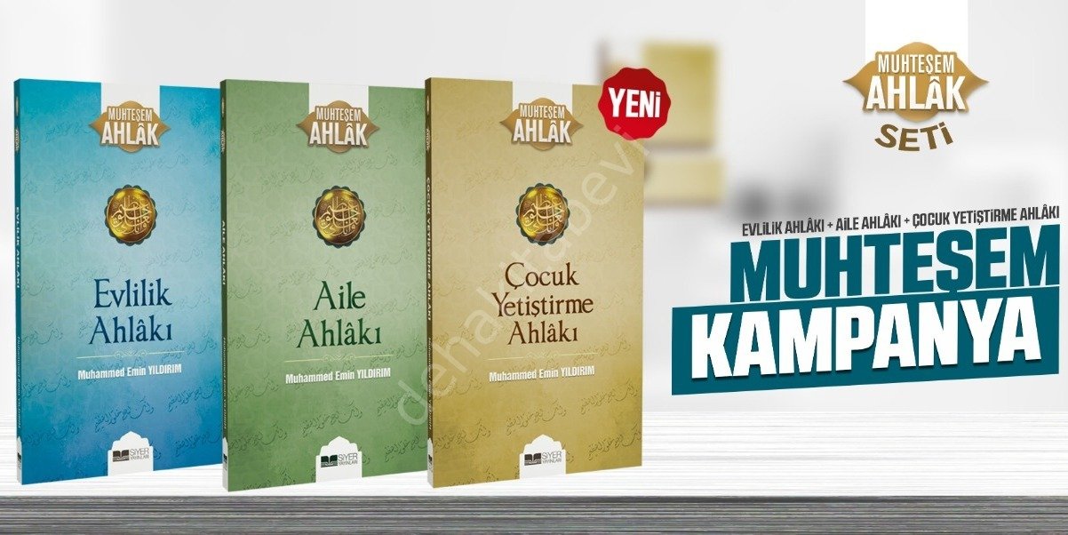 Muhteşem Ahlak Seti, 3 kitap, Muhammed Emin Yıldırım