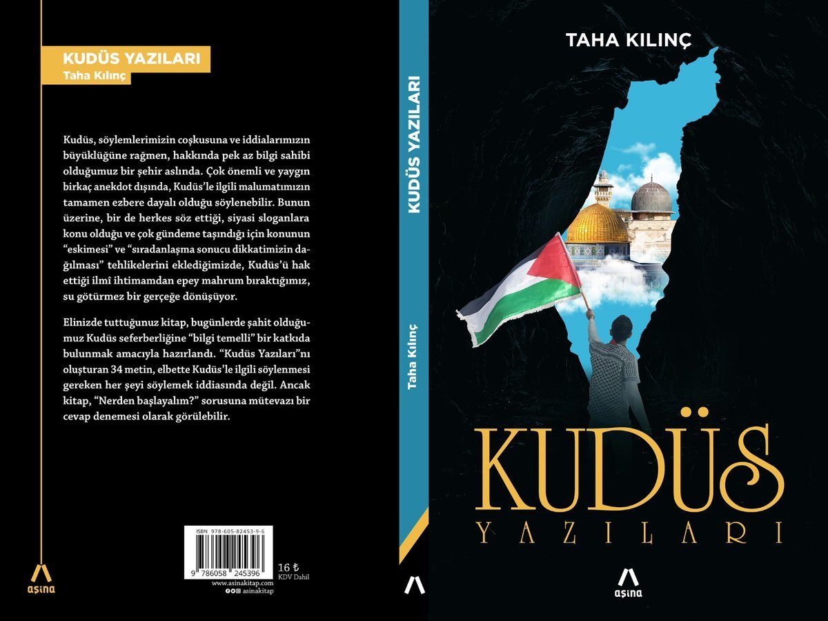 Kudüs Yazıları, Taha Kılınç, Aşina Yayınları