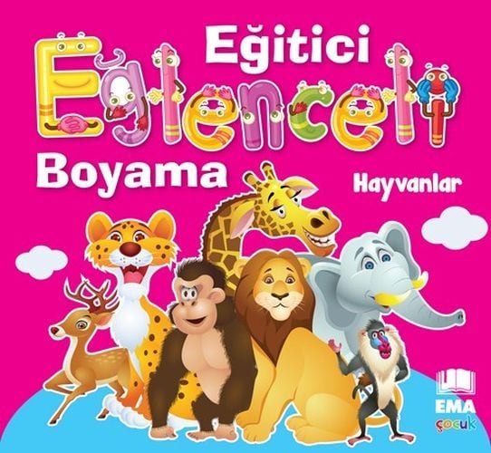 Eğitici Eğlenceli Boyama - Hayvanlar, Ema Çocuk