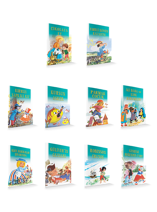Pırlanta Masallar Dizisi (10 Kitap Takım),  Damla Yayınevi