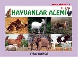 Karton Kitaplar 9: Hayvanlar Alemi, 2 5 Yaş, Uysal Yayınevi