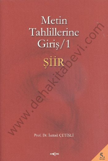 Metin Tahlillerine Giriş 1
