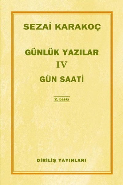 Günlük Yazılar 4 Gün Saati