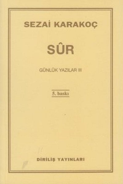 Sur Günlük Yazılar 3, Ayşe Ünal