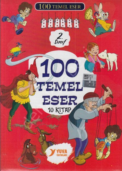 100 Temel Eser 2. Sınıf 10 Kitap Takım, Yuva Yayınları