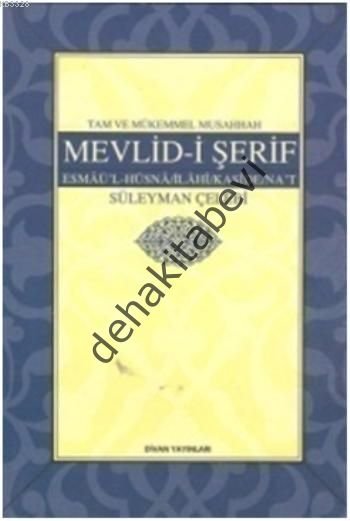 Tam Ve Mükemmel Musahhah Mevlid-İ Şerif Roman Boy, Divan Yayınları