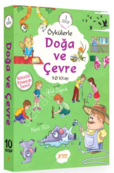 1.Sınıf Doğa Ve Çevre +Soru Kitapcığı    ( Heceli- Düz) , Yuva Yayınları