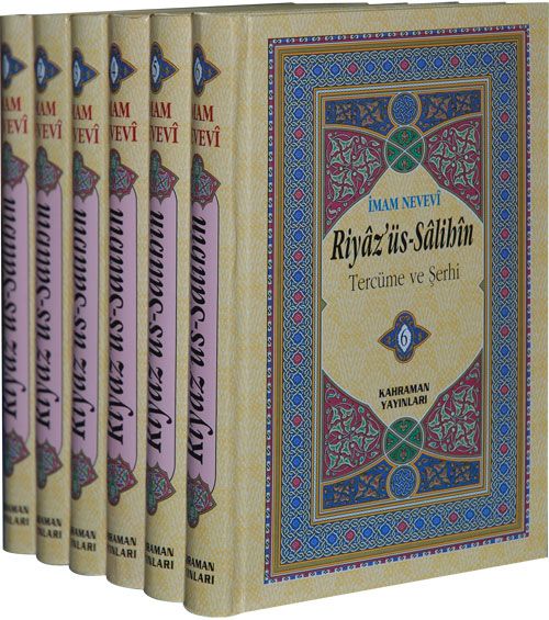 Riyazüs Salihin Tercüme ve Şerhi, 6 Cilt, 1. Hamur, 14x20 cm