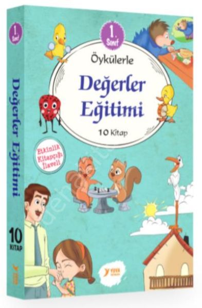 1.Sınıf Öykülerle değerler eğitimi 10.kitap takım, Yuva Yayınları