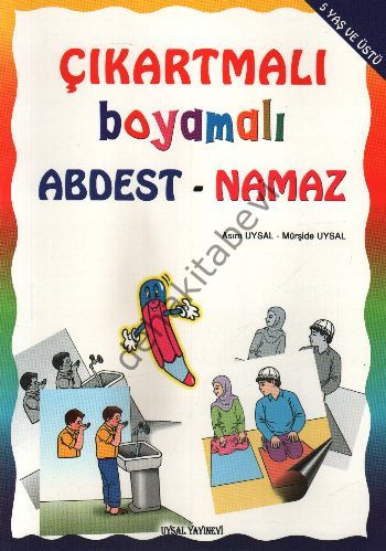 Çıkartmalı Boyamalı Abdest-Namaz (Kod:114), Uysal Yayınları
