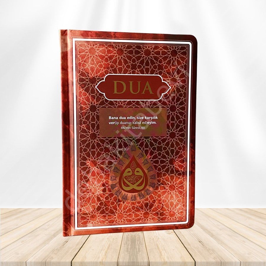 DUA (Evrâd-ı Şerîfe) - Orta Boy - Arapça+Türkçe - Bordo