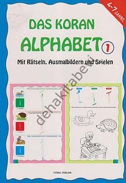 Bulmacalı Kur'an Elifbası 1 (Almanca) (4-7 Yaş) (Kod: 199)