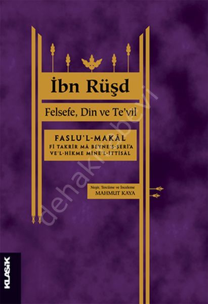 İbn Rüşd Felsefe Din ve Te'vil