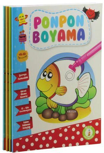 Ponpon Boyama Seti (4 Kitap), Ema Çocuk