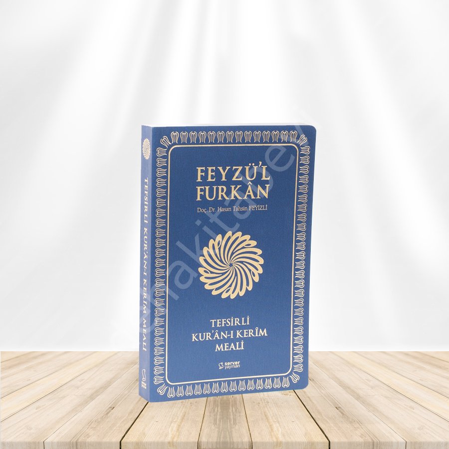Feyzül Furkan Tefsirli Kuran-ı Kerim Meali, (Orta Boy - Sadece Meal - ince Kapak) LACİVERT