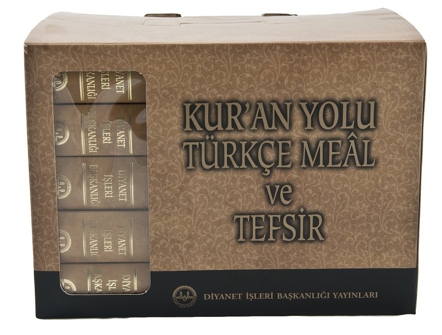 Kuran Yolu Türkçe Meal ve Tefsiri, Diyanet, 5 cilt takım, lacivert renk