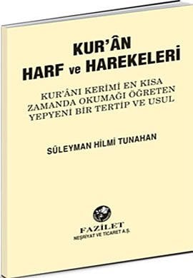 Kuran Harf ve Harekeleri (Büyük Boy), Elifba, Süleyman Hilmi Tunahan
