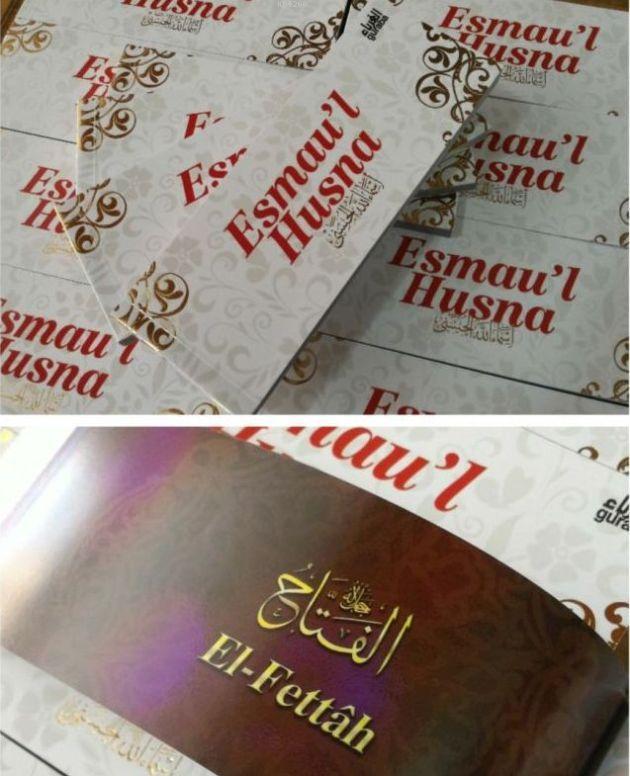 Ayetli Delilli Açıklamalı Esmaül Hüsna Kartela, Guraba Yayınları