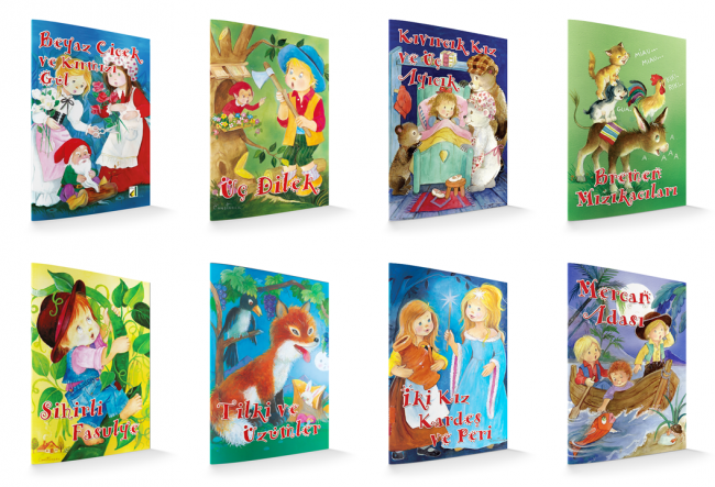 Yıldız Masallar Dizisi(8 Kitap) 1.Sınıf, Damla Yayınevi