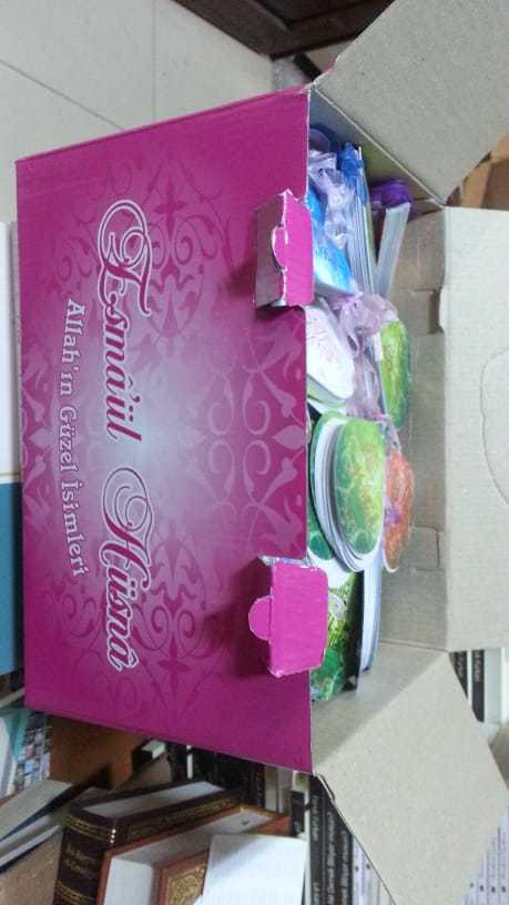 Damla Esmaül Hüsna Kartelası, 100 adet kutulu