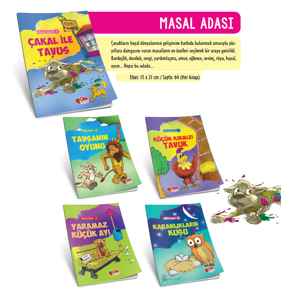 Masal Adası Kitap Seti ( 5 Kitap ), Faruk Özdemir