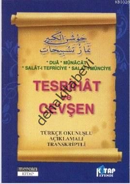 Tesbihat ve Cevşen (cep boy) Türk. Oku. ve Meali Transiktripli, Mercan Kitap