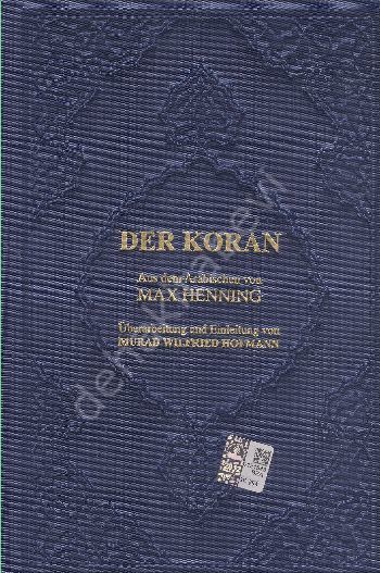 Der Koran,  ( Almanca  Kur'Â-I Kerîm Meali ) B.Boy Ciltli Metinsiz