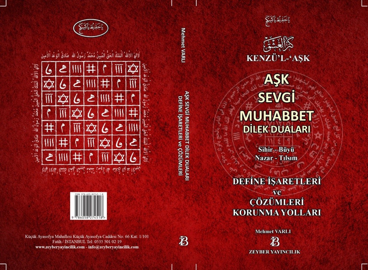 Kenzül Aşk Sevgi Muhabbet Dilek Duaları, Sihir Büyü Nazar Tılsım Havas