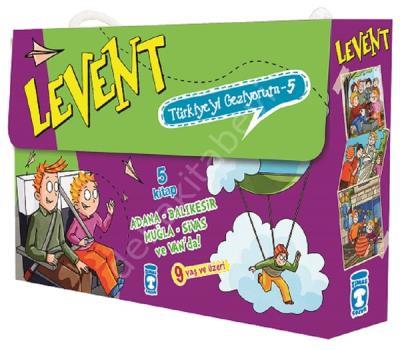 Levent Türkiyeyi Geziyorum 5 Set - (5 Kitap)