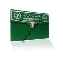 Seda, Kur'an-ı Kerim 30 Cüz Hatim Seti (Orta Boy, Çantalı, Yeşil Kapak, Kod: 101)