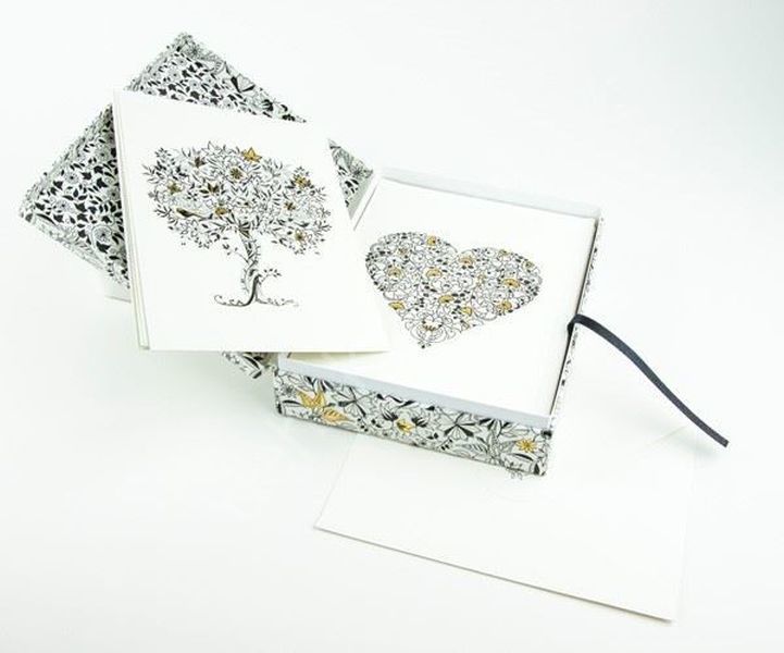 ESRARENGİZ BAHÇE 12 TEBRİK KARTI VE ZARF (KUTULU)