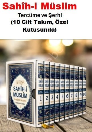 Sahîh-i Müslim Tercüme ve Şerhi, 10 Cilt Takım, Ahmed Davudoğlu