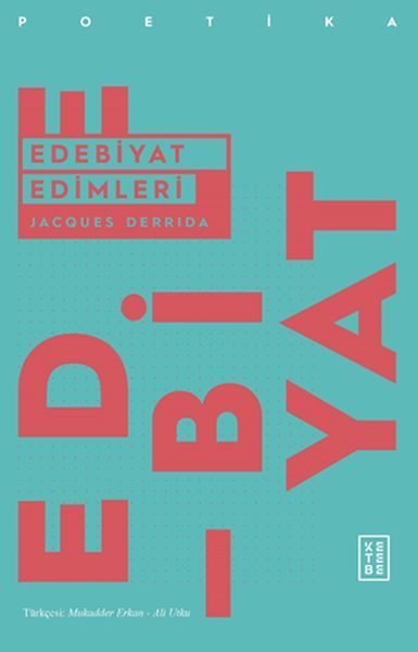 Edebiyat Edimleri, Jacques Derrida