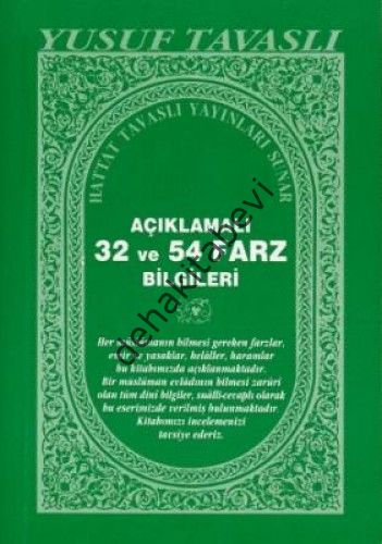 Açıklamalı 32 ve 54 Farz Bilgileri, Yusuf Tavaslı